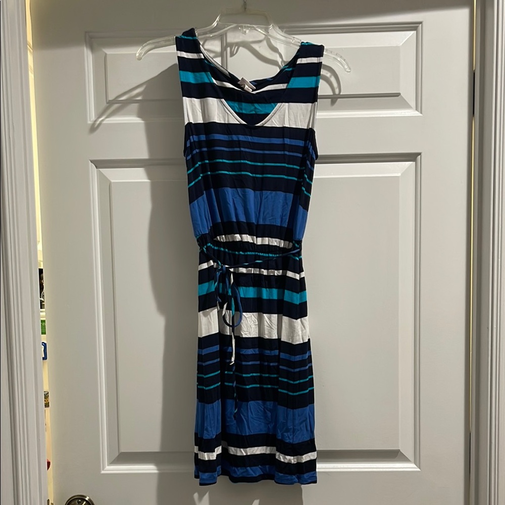Striped Sleeveless Dress